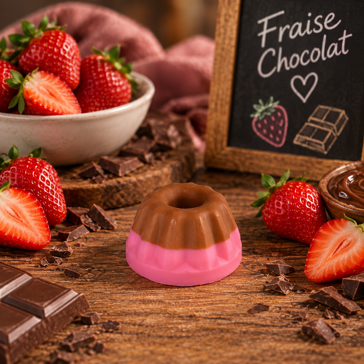 Fondant Fraise Chocolat