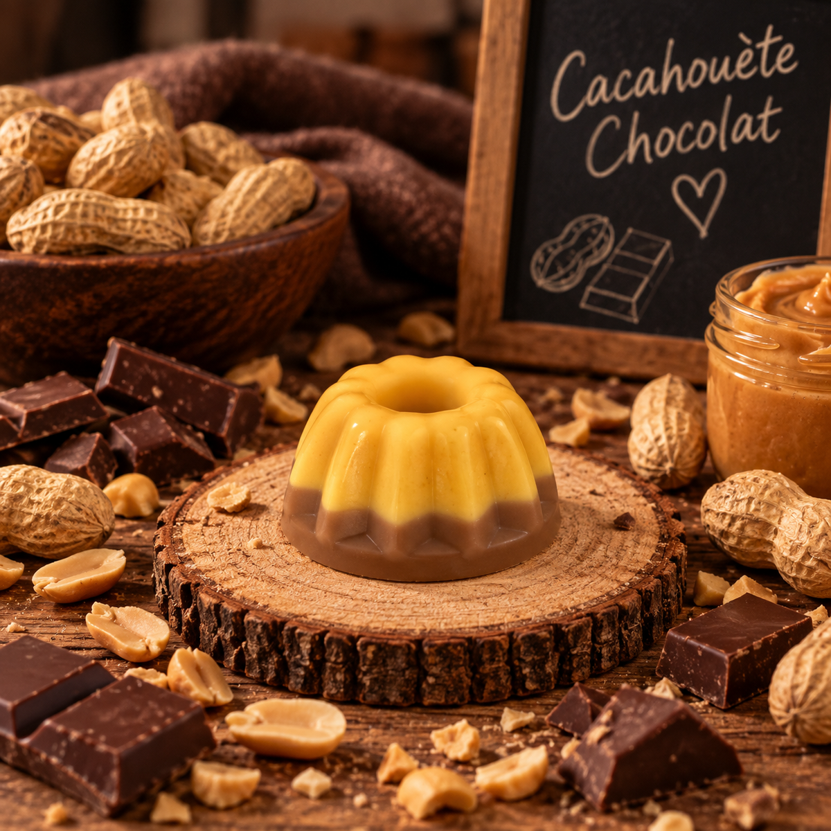 Fondant - cacahuète chocolat